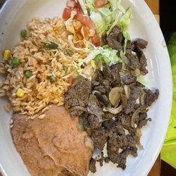 Taqueria Nuevo Vallarta - Liver and Onions plate