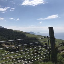 St James - Just heavenly watching the sun glisten on the sea beyond the lush green pastures that surround the church