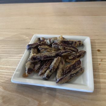 Gyu Jinya - Purple potato tempura - Sushi Bars Near Me - Lancaster, California Gyu Jinya - Purple potato tempura - Sushi Bars Near Me - Lancaster, California