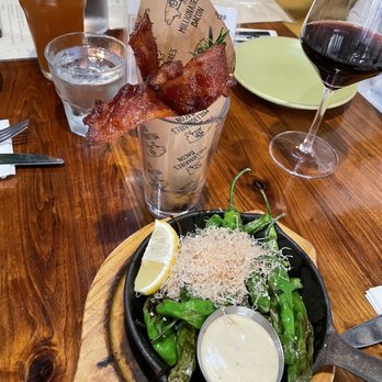 Berkeley Social Club - Shishito peppers and Bacon Candy - Breakfast & Brunch Near Me - Berkeley, California Berkeley Social Club - Shishito peppers and Bacon Candy - Breakfast & Brunch Near Me - Berkeley, California