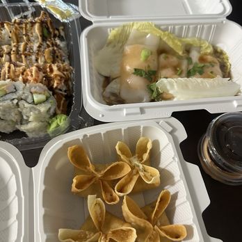 Lotho - Shrimp Rice Roll (shrimp cheung fun), Crab Rangou - Sushi Bars Near Me - Chula Vista, California