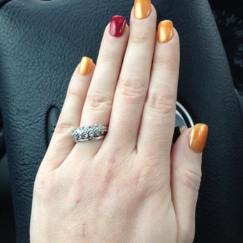 Diamond Salon - Perfect shape and length! - Nail Salons Near Me - Linwood, New Jersey