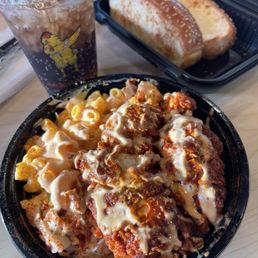 Hangry Fix : coleslaw, rice, mac n cheese topped with chicken! Country-Mild. Two pieces of toast w a drink! Dec 2025 $22.84. Hangry Fix : coleslaw, rice, mac n cheese topped with chicken! Country-Mild. Two pieces of toast w a drink! Dec 2025 $22.84.