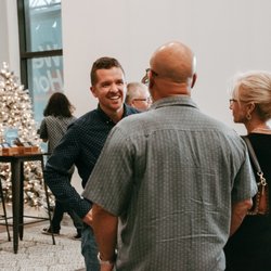Christ Fellowship Church - Vero Beach - People talking to each other at Christ Fellowship Church in Vero Beach, FL