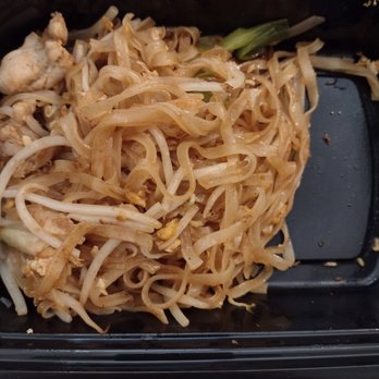 Basil & Co - Dry pad thai noodles and barely any chicken - Thai Near Me - Diamond Bar, California Basil & Co - Dry pad thai noodles and barely any chicken - Thai Near Me - Diamond Bar, California