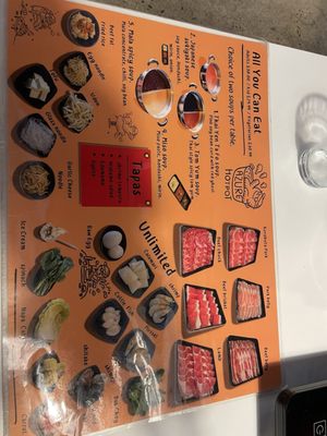 Menu photo 3 Azure Hot Pot Berkeley, CA