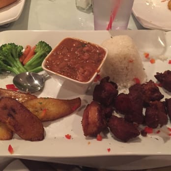La Marginal - Rice, beans, fried pork, and ripe plantains. - Puerto Rican Near Me - San Antonio, Texas