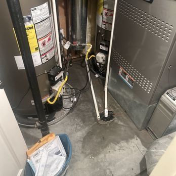 Denver Ducts - Claimed they cleaned AC line and system... pictures of their cleaning and massive flood they caused. - Heating & Air Conditioning/HVAC Near Me