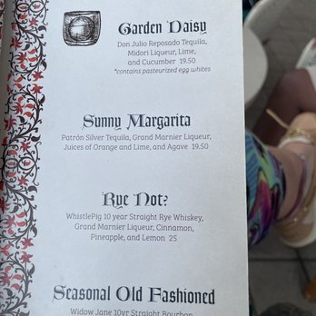 Enchanted Rose - Menu - Lounges Near Me - Lake Buena Vista, Florida