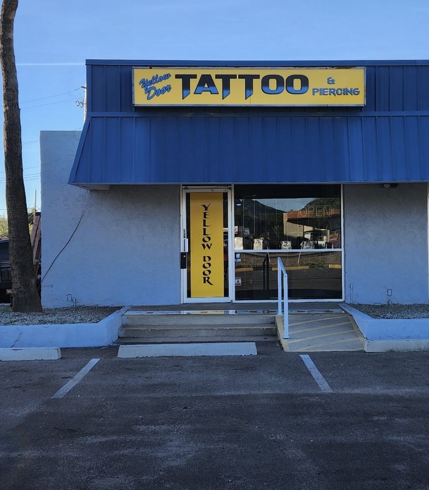 Yellow Door Tattoo and Piercing Logo