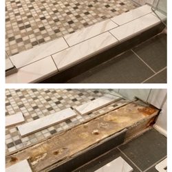 Surface Genie - Shower pan tile and grout repair