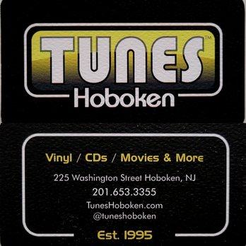 Tunes - Business Card (09/17/26). @TunesHoboken @HobokenNJ #RecordStore #Music @ShopSmall - Music & DVDs Near Me - Hoboken, New Jersey Tunes - Business Card (09/17/26). @TunesHoboken @HobokenNJ #RecordStore #Music @ShopSmall - Music & DVDs Near Me - Hoboken, New Jersey