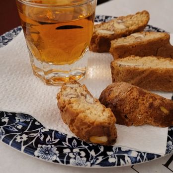Trattoria La Casalinga - Cantucci with sweet wine - Tuscan Near Me - Florence, FI Trattoria La Casalinga - Cantucci with sweet wine - Tuscan Near Me - Florence, FI