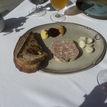 A.R. Valentien - Duck Duck and Pistachio Pâté - New American Near Me - La Jolla, California A.R. Valentien - Duck Duck and Pistachio Pâté - New American Near Me - La Jolla, California