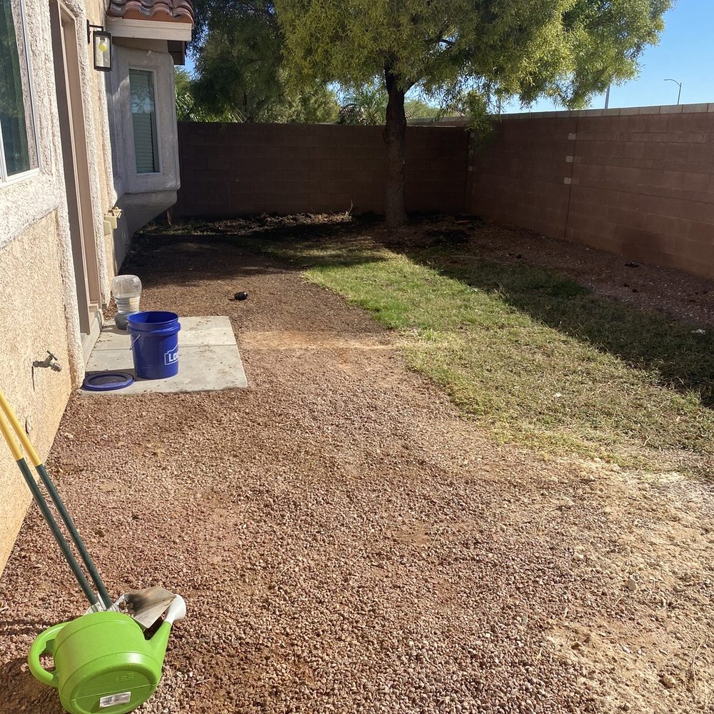Visualized Landscape - Backyard prior to being done - Landscaping Near Me - North Las Vegas, Nevada Visualized Landscape - Backyard prior to being done - Landscaping Near Me - North Las Vegas, Nevada