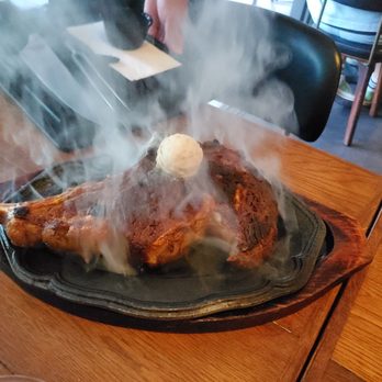 Aloha Steak House - Tomahawk steak arrived - Steakhouses Near Me - Honolulu, Hawaii