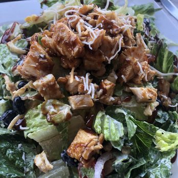 The Pan - BBQ Chicken salad - Pizza Near Me - Gardena, California The Pan - BBQ Chicken salad - Pizza Near Me - Gardena, California