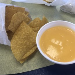 The "queso" I'd pass next time. Unless you want to go next door and get fries for cheese fries. Ha The "queso" I'd pass next time. Unless you want to go next door and get fries for cheese fries. Ha