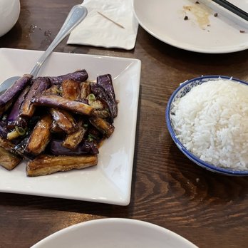 Dumpling Xuan - L40eggplant W. Garlic Sauce Lunch Special - Chinese Near Me - Cambridge, Massachusetts