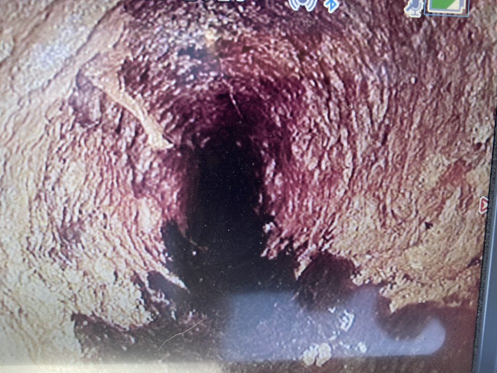 Slide of Hot Shots Drain and Plumbing