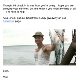 I dropped him from my case after 9 months of negligence and unprofessionalism then I get this email the next day