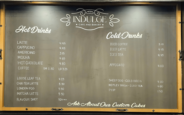 Menu photo 3 Indulge Café and Bakery Winnipeg, MB Menu photo 3 Indulge Café and Bakery Winnipeg, MB