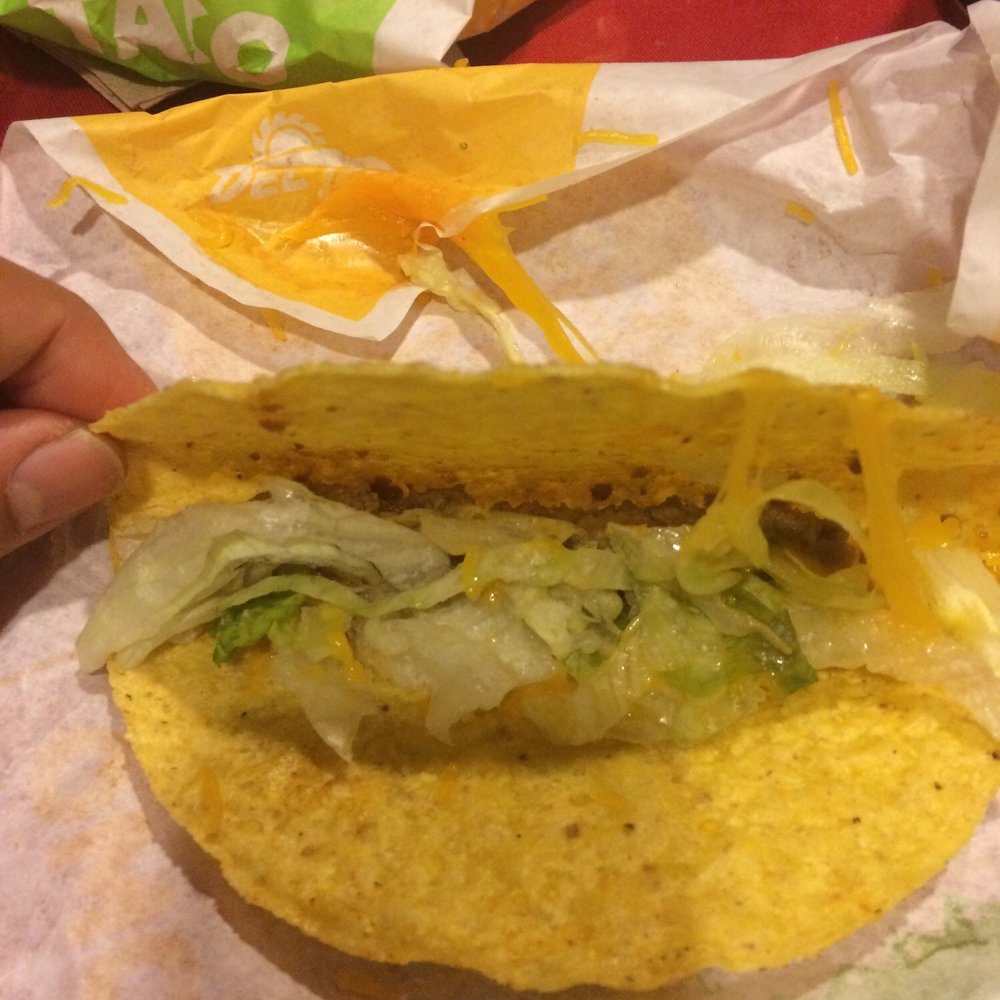 Del Taco - This was on taco Tuesday night. Where's the meat,cheese and lettuce at? - Mexican Near Me - Winchester, California Del Taco - This was on taco Tuesday night. Where's the meat,cheese and lettuce at? - Mexican Near Me - Winchester, California