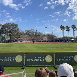 Eddie C. Moore Softball Complex - View from the outfield bleachers