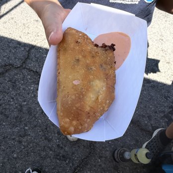 Taste of Buffalo - Beef and cheese empanada from La Casa. We all enjoyed it! - Festivals Near Me - Buffalo, New York Taste of Buffalo - Beef and cheese empanada from La Casa. We all enjoyed it! - Festivals Near Me - Buffalo, New York