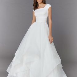 Natty Bella Bridal Couture - Morilee Eudora original design. Miss Tina does magic!