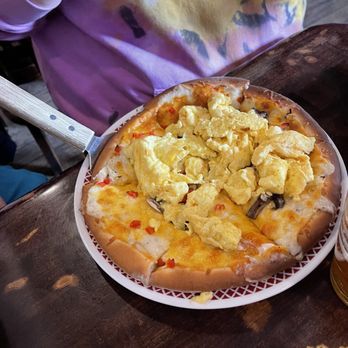 Mother Muffs - Classic Country Breakfast Pizza - Breakfast & Brunch Near Me - Colorado Springs, Colorado Mother Muffs - Classic Country Breakfast Pizza - Breakfast & Brunch Near Me - Colorado Springs, Colorado