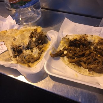Taqueria Elena - Deshebrada gordita and pastor quesadilla - Food Trucks Near Me - Houston, Texas Taqueria Elena - Deshebrada gordita and pastor quesadilla - Food Trucks Near Me - Houston, Texas