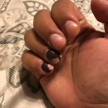 Swan's Nail Spa - Gel manicure after one week. - Nail Salons Near Me - Menifee, California Swan's Nail Spa - Gel manicure after one week. - Nail Salons Near Me - Menifee, California
