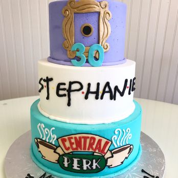Lakeview Bakery - a three tiered cake with the name stephanie on it - Bakeries Near Me Lakeview Bakery - a three tiered cake with the name stephanie on it - Bakeries Near Me