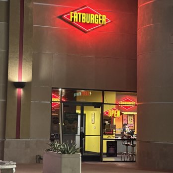 Fatburger - Store front from parking lot. - Burgers Near Me - Escondido, California