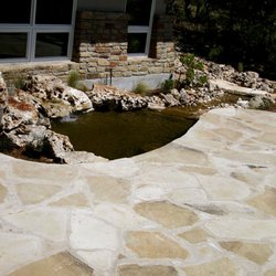 Landcraft - See the before on this patio and pond at Lancraftaustin.com 2003
