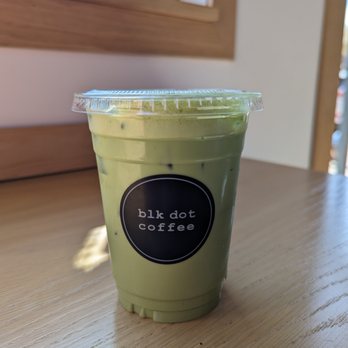 Blk Dot Coffee - Uji Matcha Latte - Regular - Coffee & Tea Near Me - Irvine, California