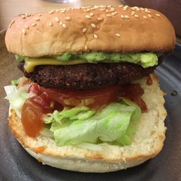 Classic vegan veggie burger