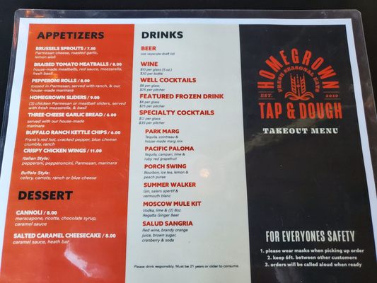 Menu photo 6 Homegrown Tap & Dough Denver, CO Menu photo 6 Homegrown Tap & Dough Denver, CO