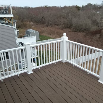 Brian's Contracting - Green Hill, Charlestown , RI.
(3rd Floor Composite Decking/ Vinyl Railings.
20x20 Rear Deck Project & 2nd/ 3rd Floor Rehab - General Contractors Near Me Brian's Contracting - Green Hill, Charlestown , RI.
(3rd Floor Composite Decking/ Vinyl Railings.
20x20 Rear Deck Project & 2nd/ 3rd Floor Rehab - General Contractors Near Me
