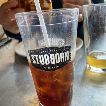 Hall Street Pizza - Stubborn Soda - made by Pepsi but definitely not Pepsi!  Free refills and lots great choices! - Pizza Near Me - Tigard, Oregon