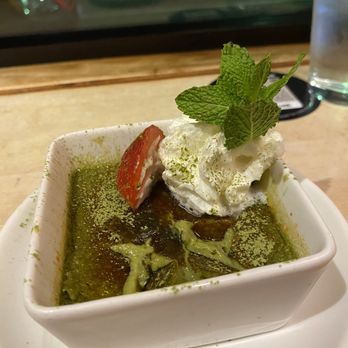 Sen Sushi Bar - Green Tea Crème Brûlée - Sushi Bars Near Me - Oak Park, Illinois