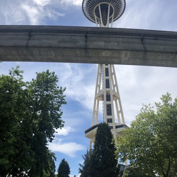 Space Needle - Under monorail - Landmarks & Historical Buildings Near Me - Seattle, Washington
