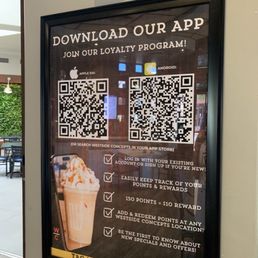 Here is the poster inviting you to download the NW Cafe app for a $10 bonus1