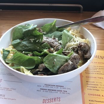 Noodles and Company - Beef stroganoff. Added spinach - Noodles Near Me - Baltimore, Maryland Noodles and Company - Beef stroganoff. Added spinach - Noodles Near Me - Baltimore, Maryland