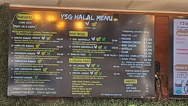 Menu photo 7 YSG HALAL YeeShaans Grubb - Halal American Burgers - Fusion Fremont, CA