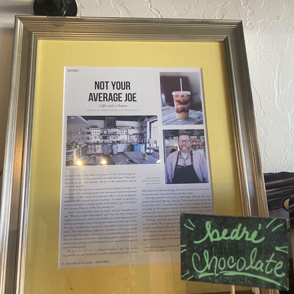 Not Your Average Joe - Coffee & Tea Near Me - Oklahoma City, Oklahoma