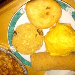 Abbirami Catering - Mutton roll, potato ball, banana ball and ?dal cookie?