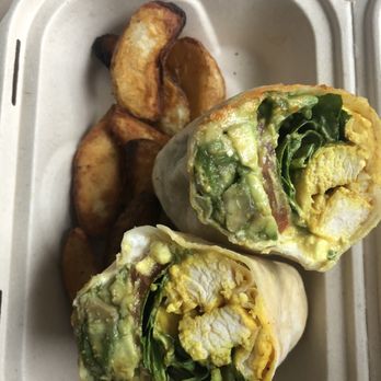 Bluestone Lane Hoboken Café - Chicken tandoori wrap - Coffee & Tea Near Me - Hoboken, New Jersey