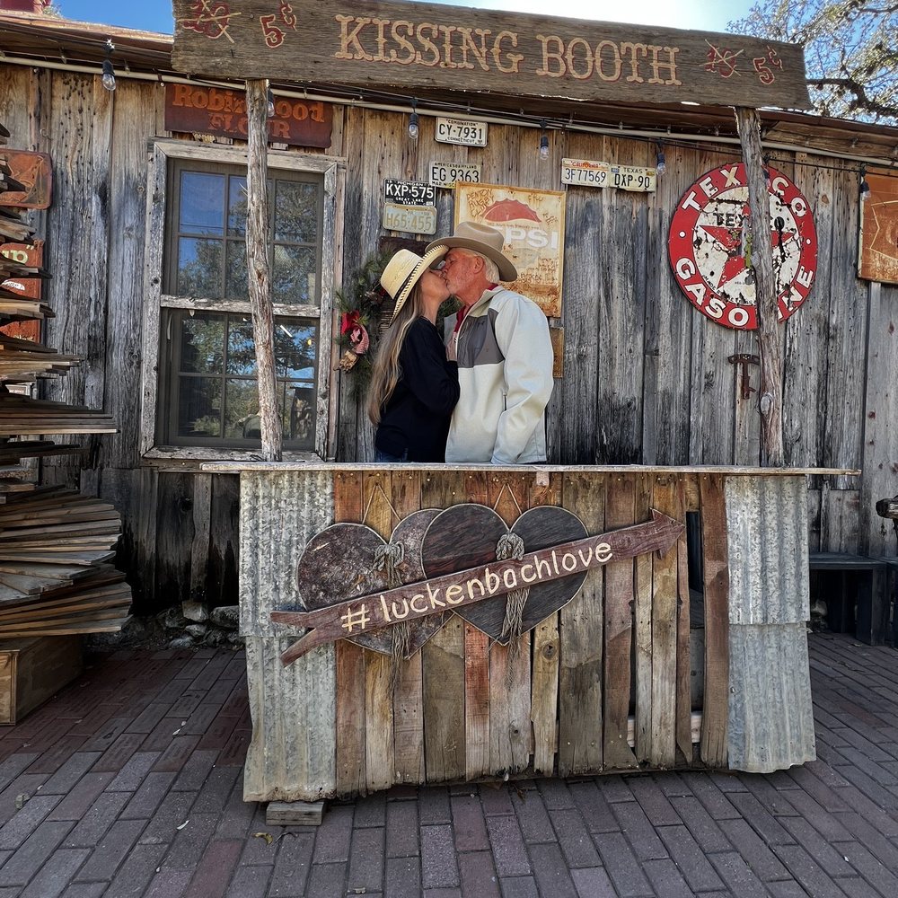 Luckenbach Texas - At the kissing booth with my one and only! - Music Venues Near Me - Fredericksburg, Texas Luckenbach Texas - At the kissing booth with my one and only! - Music Venues Near Me - Fredericksburg, Texas